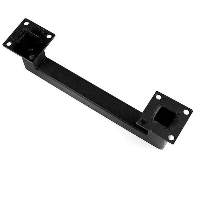 Ensemble de poignée de porte poignée de porte solide en fonte lourde antique (1 pièces, noir)