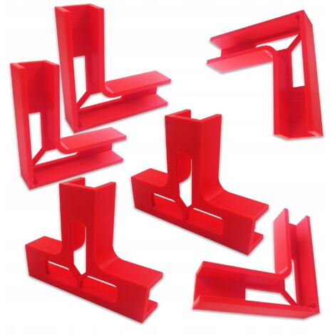 ENSEMBLE DE POIGNÉES DE MENUISERIE pour plaque de montage 18 mm 3e MAIN 4xL+2xT 45° 90°