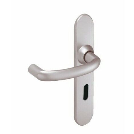 Ensemble de poignées de porte ALTO Chromé velours - ASSA ABLOY BEZAULT 70 Chromé velours Clé L