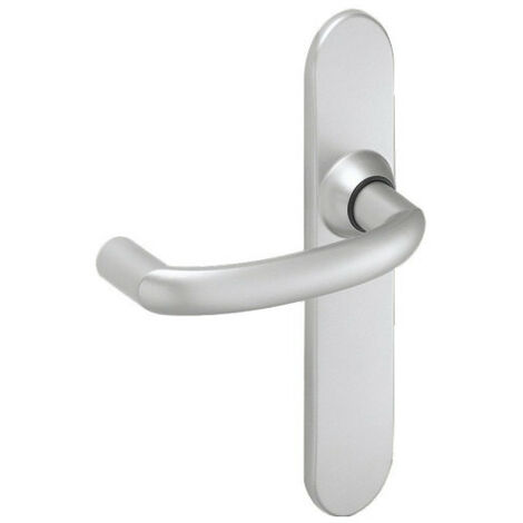 Ensemble de poignées de porte ALTO Chromé velours - ASSA ABLOY BEZAULT 70 Chromé velours Condamnation + voyan