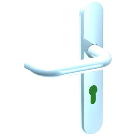 Ensemble de poignées de porte ARCOLOR 232HR - Blanc - ASSA ABLOY VACHETTE 70 Condamnation + voyant