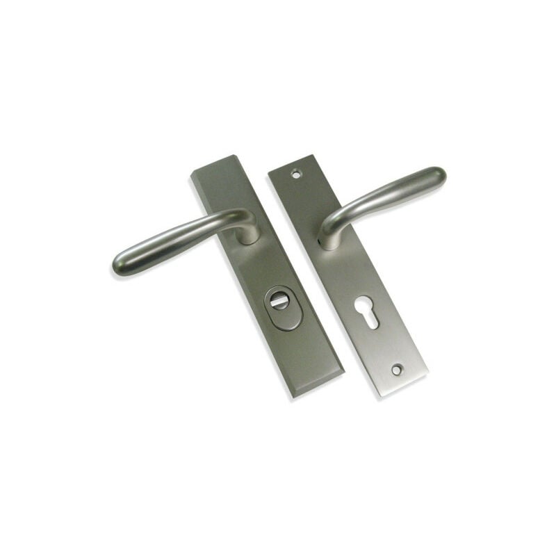 Dieckmann - Ensemble de poignées de porte double béquille 8602 Champagne 70 Champagne 70