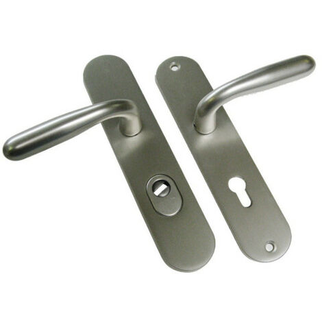 Ensemble de poignées de porte protecteur pour clé plate double béquille 8663 - DIECKMANN                                Champagne                      70                                        Clé I