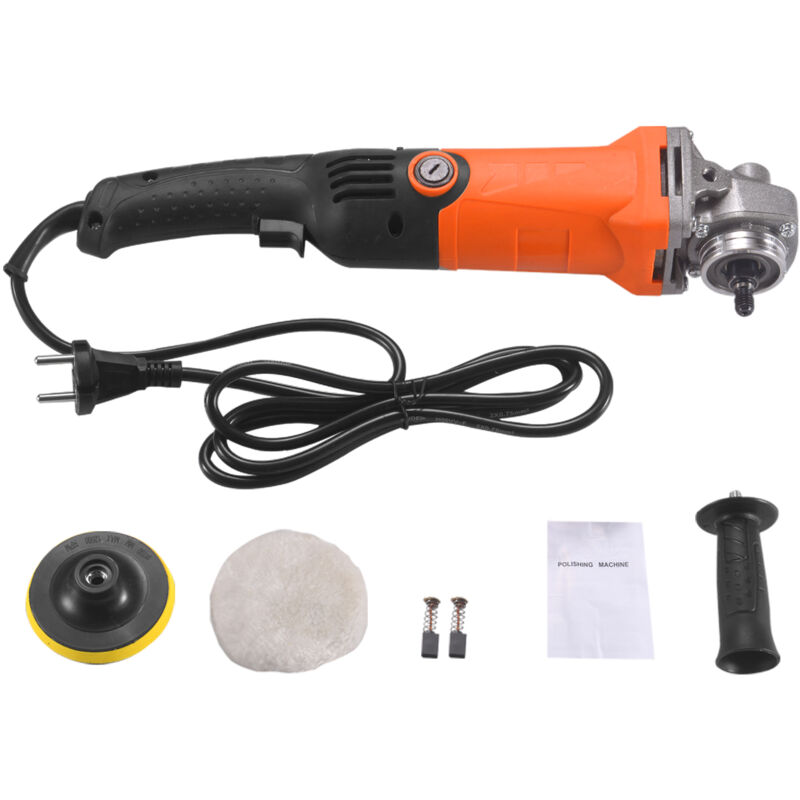 Lifcausal - Ensemble de polisseuse 1200 w 8800 tr/min Polisseuse de voiture à vitesse variable Polisseuse électrique Machine de nettoyage de