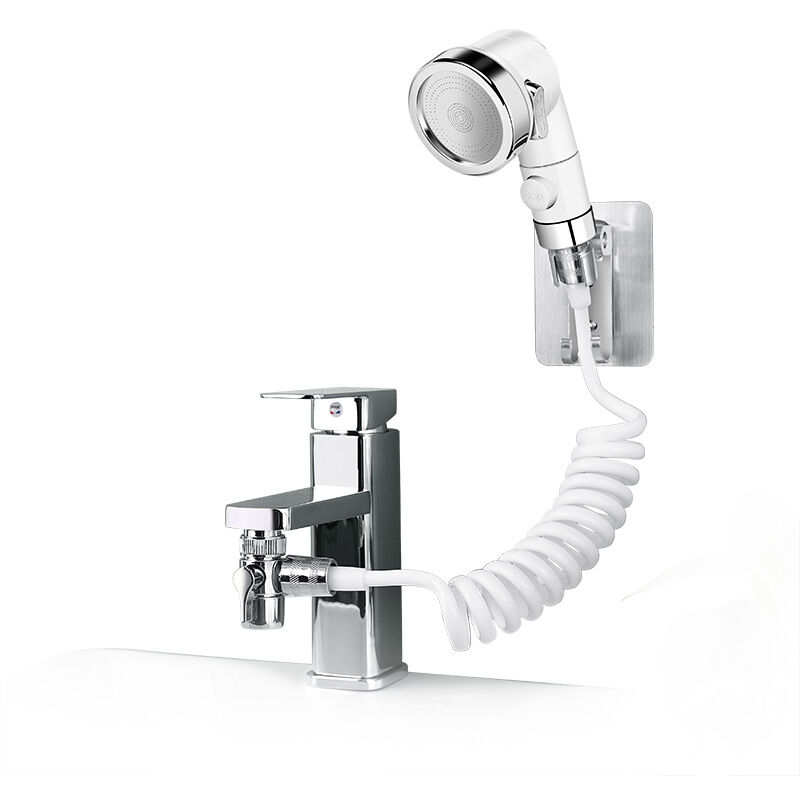 Shmshng - Ensemble de pomme de douche d'évier, pomme de douche de salle de bain adaptée au lavage des cheveux ou au nettoyage des animaux domestiques