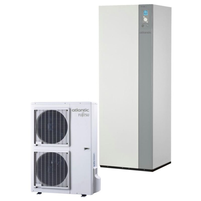 Ensemble de Pompe à Chaleur Air/Eau 16kW Atlantic fujitsu Alféa Excellia Duo a.i Triphasé - 526325