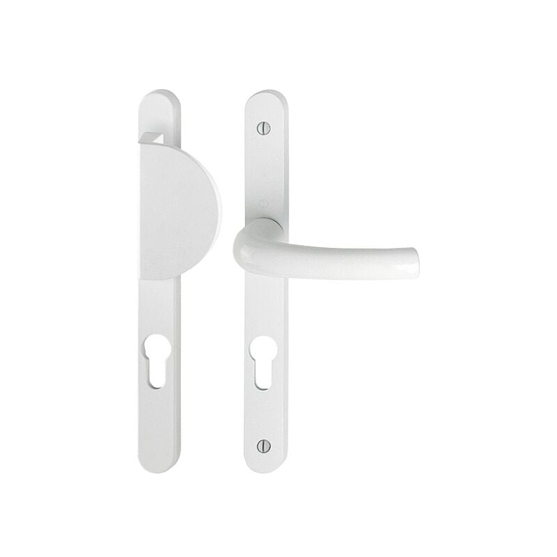 Hoppe - Ensemble étroit tokyo palière entraxe 70mm type cle i finition blanc 1788830