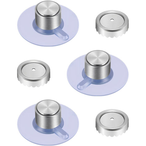 Ensemble de porte-savons magnétiques (3 pièces), avec ventouses sécurisées, pouvant être placé dans la salle de bain ou la cuisine