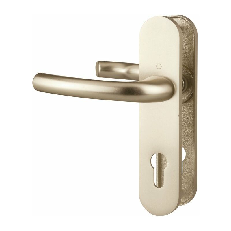 Poignée de porte d'entrée - Tokyo Hoppe Et Cie - Beige ivoire - Clé i - 195 mm