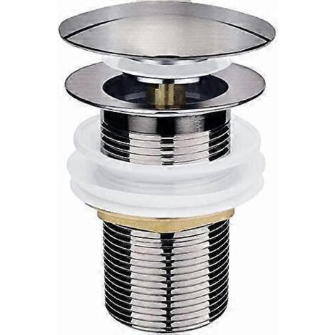 Ensemble de poubelle universel pour lavabos et bouchon de lavabo moderne à ouverture facile - Ensemble de poubelle anti-débordement