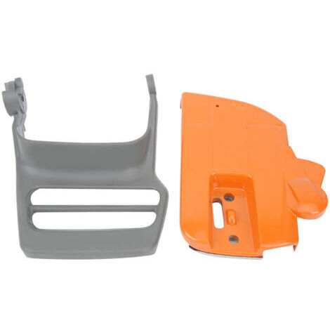Ensemble de Protection pour Frein de Chaîne et Couvercle Avant pour Tronçonneuse - Compatible avec Modèles 340 345 350 353-