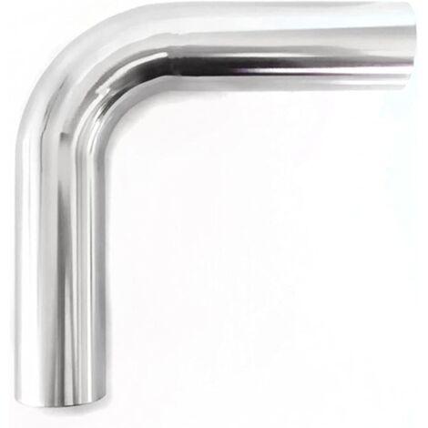 Ensemble de raccords conduits Raccords tuyauterie 19/25/32/38/45/51/57/63 mm diamètre extérieur soudé bout à bout, coude 90 degrés, long, raccord sanitaire en acier inoxydable SUS304 51mm Od -