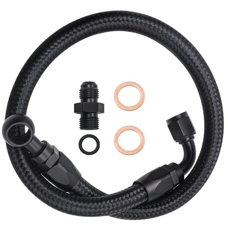 Start - Ensemble de raccords de tuyau de carburant tressé pour modification de voiture