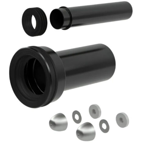 Ensemble de raccords Wisa 230mm – Kit alimentation et évacuation 90mm – Rallonges pour paroi épaisse – Accessoires inclus