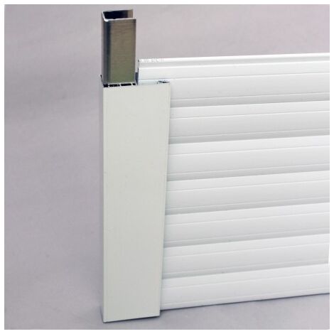 Ensemble de réhausse pour volet PVC - Largeur 150 cm - Blanc - Blanc