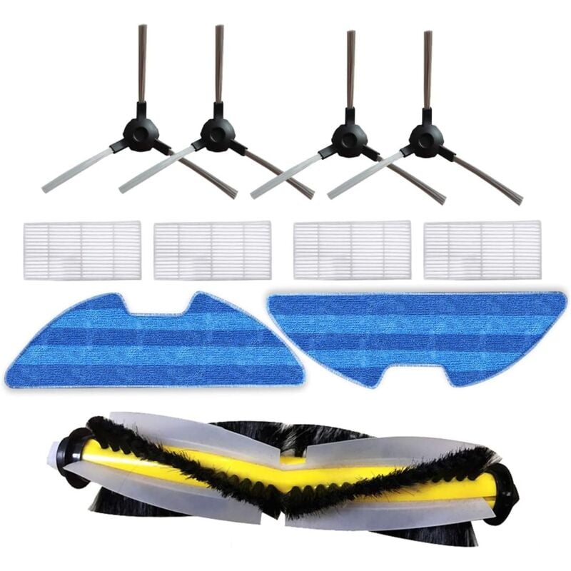 Ensemble De Remplacement Brosses Pièces De Rechange Pour Proscenic 811Gb 911Se Accessoires Vslam-811Gb Vslam-911Se