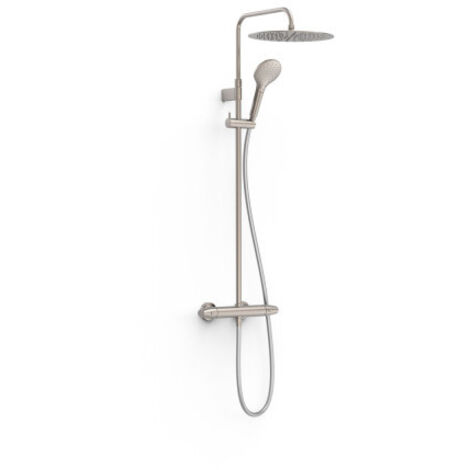 Ensemble de robinet thermostatique mural à 2 voies pour douche Acier - TRES 19038705AC