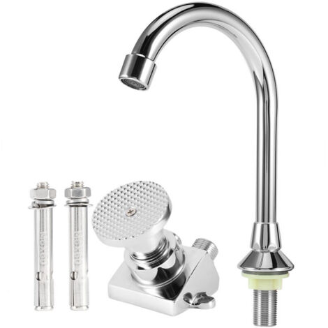 Ensemble de robinets de lavabo de laboratoire, évier de sol en cuivre pour hôpital à filetage G1/2 pouces