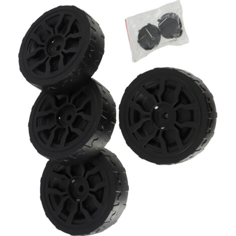 Ensemble de roue - pour tondeuse à gazon sans fil batterie 18V - pièce de rechange pour ref OXEO 760434