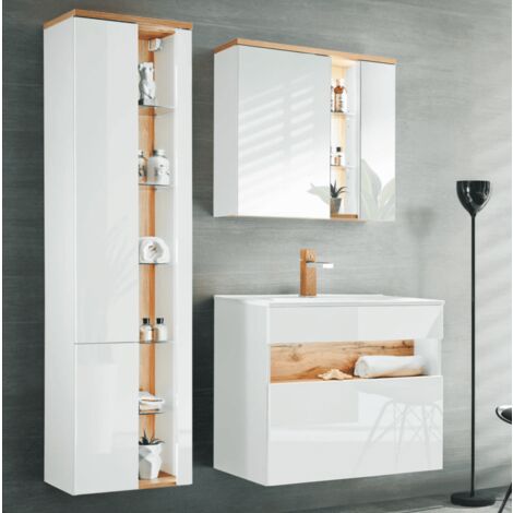 Ensemble de salle de bain Bahama - 1 vasque, 1 colonne