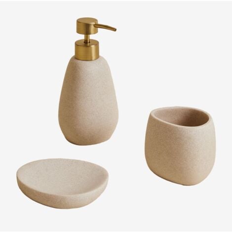 Ensemble de salle de bain en résine Yegro SKLUM Tapioca Beige