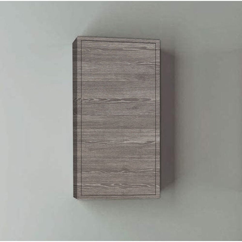 Meuble colonne de salle de bains Allstone 10 couleurs et deux tailles disponibles Chêne Smoky 35x70x25