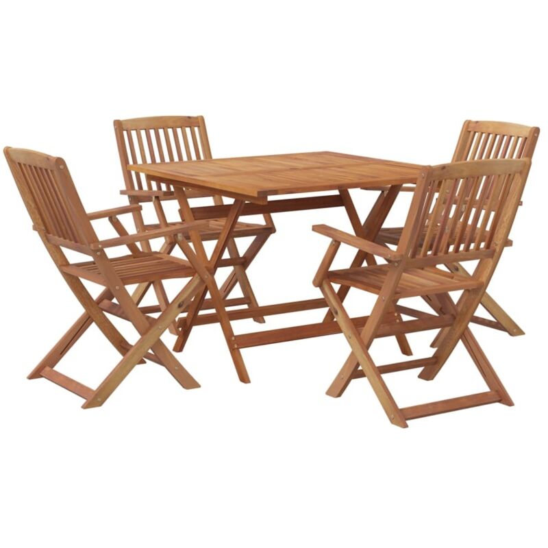 Vidaxl - Ensemble à manger de jardin 5 pcs Bois d'acacia solide