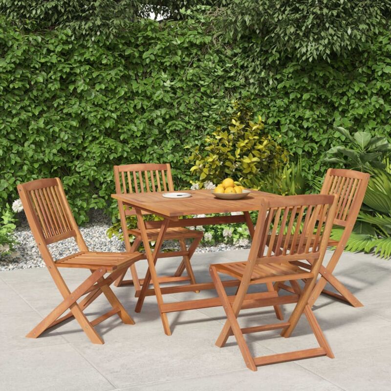 Vidaxl - Ensemble à manger de jardin 5 pcs Bois d'acacia solide