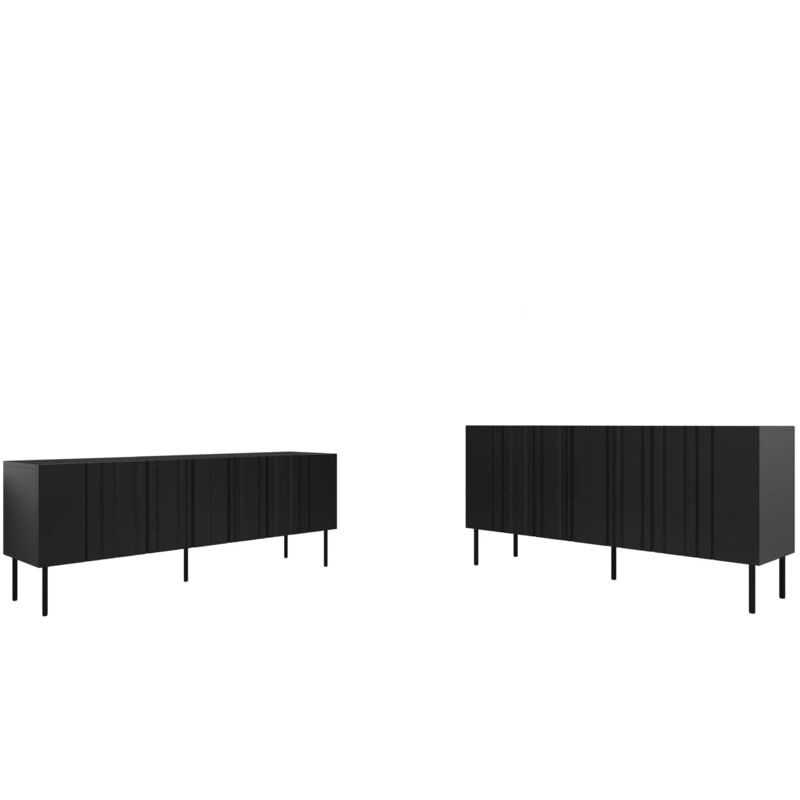 Ensemble de salon Evavese 105, Noir