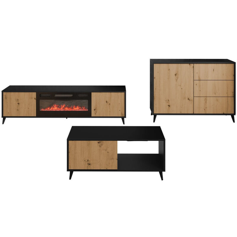 Ensemble de salon Comfivo Lomcali 111