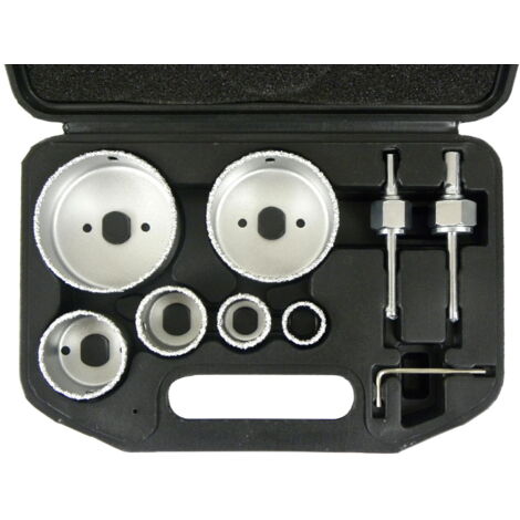 Ensemble de scies à chantourner Geko U39990 22-73 mm 6 unités