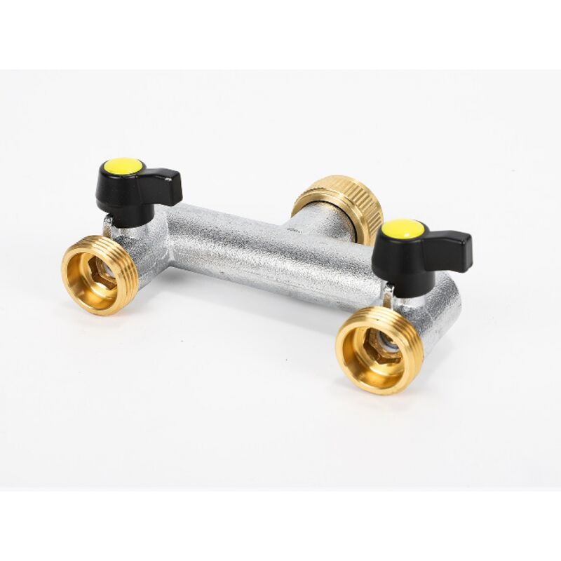 Gotrays - Ensemble de séparateur de Tuyau d'arrosage à 2 Voies, connecteurs de Tuyau d'eau, Distributeur de Robinet de Valve Individuel extérieur