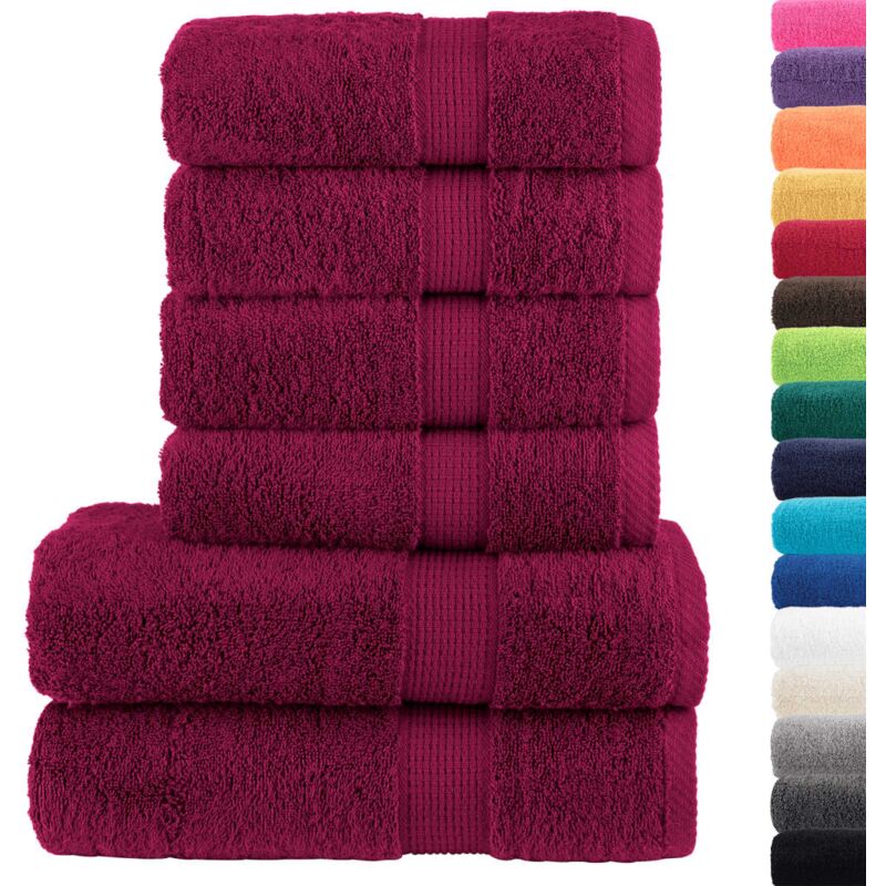 Vidaxl - Ensemble de serviettes de qualité supérieure solund 6 pcs