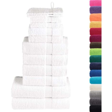 Ensemble de serviettes de qualité supérieure SOLUND 12 pcs blanc CFW685974