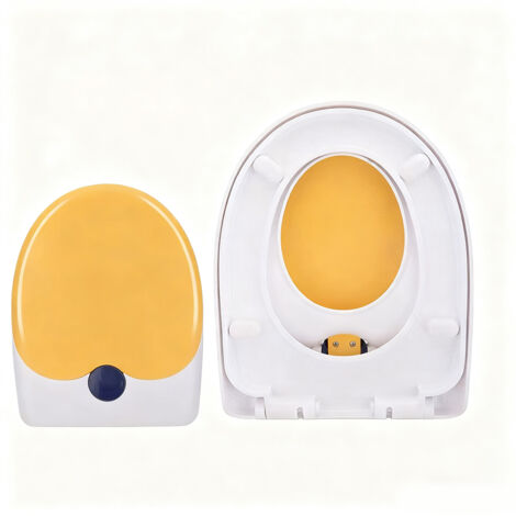 Ensemble de siège de toilette 2 en 1 pour adultes et enfants, siège de toilette à fermeture douce, siège de toilette parent-enfant, siège de toilette, facile à installer et à nettoyer