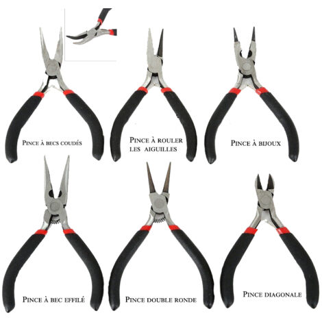 Ensemble de six coupe-fils, petits coupe-fils latéraux pour l'artisanat, coupe-fils pour la fabrication de bijoux, coupe-fils floraux, outils pour cordes de guitare florales, cisaille