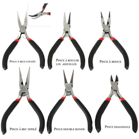 Ensemble de six coupe-fils, petits coupe-fils latéraux pour l'artisanat, coupe-fils pour la fabrication de bijoux, coupe-fils floraux, outils pour cordes de guitare florales, cisaille
