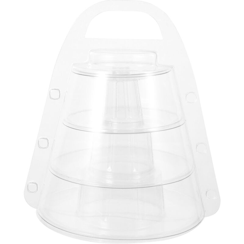 Feiyue - ensemble de support de fête portable pour macarons, support de rangement pour biscuits à plusieurs niveaux, support pour cupcakes avec