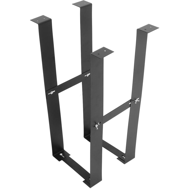 ensemble de support de tour d'ordinateur en acier au carbone, support de processeur, accessoire de montage sous le bureau