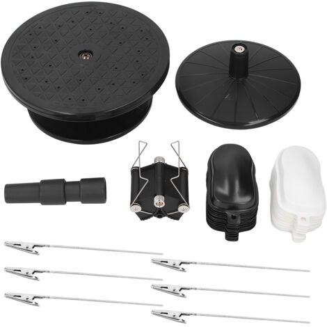 Ensemble de supports de peinture, plateau tournant manuel de 19 cm de diamètre pour voitures, réservoirs, avions