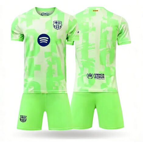 Ensemble de survêtement FC Barcelone, maillot extérieur et tenue d'entraînement pour adultes et enfants-22