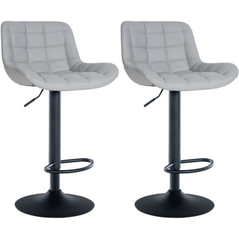 Ensemble de tabourets de bar à 2 bar, faux cuir