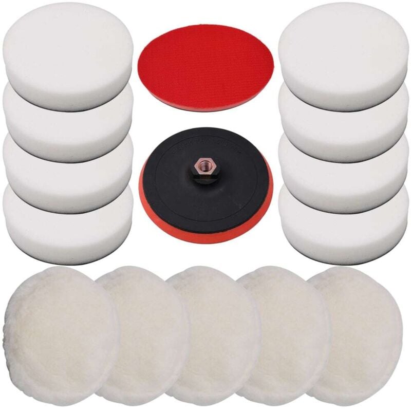 Vidaxl - Ensemble de tampons de polissage 14 pcs 180 mm