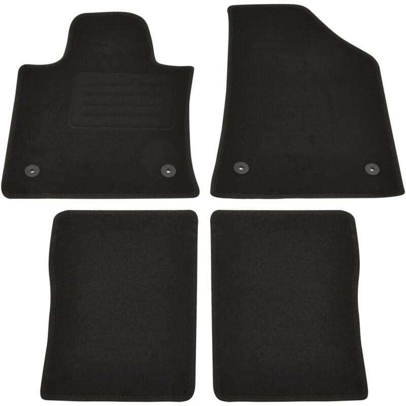 Vidaxl - Ensemble de tapis d'auto 4 pcs pour Ssang Yong Korando