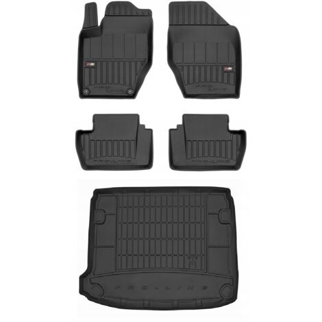 Ensemble de tapis de sol et de coffre 3D pour Citroën DS 4 5 portes (2011-2018)