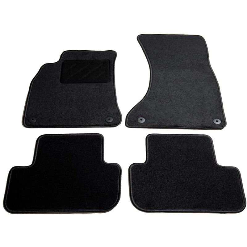 Ensemble de tapis de voiture 4 pcs pour Audi A4 Vidaxl n/a