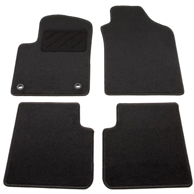 Vidaxl - Ensemble de tapis de voiture 4 pcs pour Fiat 500 n/a