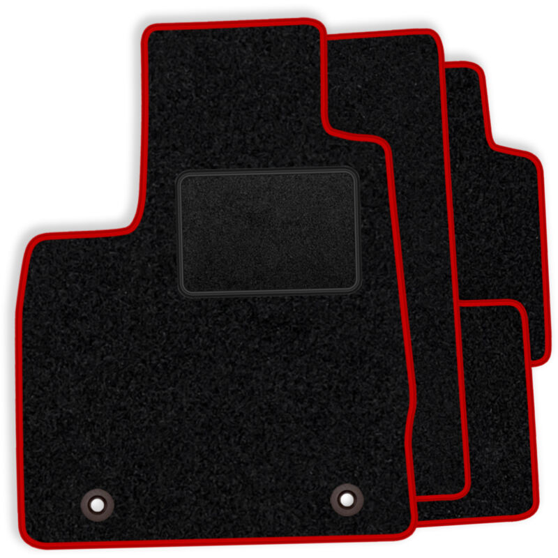 Ensemble de tapis en velours pour Ford S-max I 5 places 2006-2010 - finition rouge