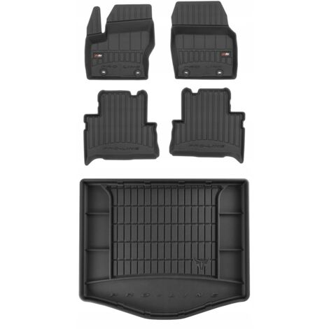 Ensemble de tapis et housses en caoutchouc 3D pour Ford C-Max Mk1 2003-2010