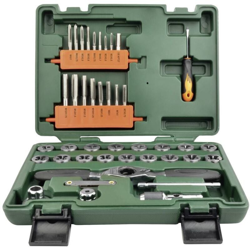 Brüder Mannesmann M53230 Insert fileté 40 pièces M3, M4, M5, M6, M7, M8, M10, M12